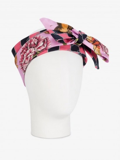 Gucci Printed Head Scarf / silk headscarves - flipped