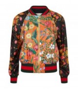 Gucci Printed Silk Bomber Jacket