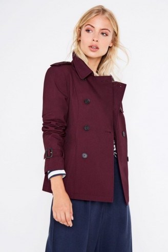 Jack Wills HATHERSHAW CROPPED TRENCH - flipped