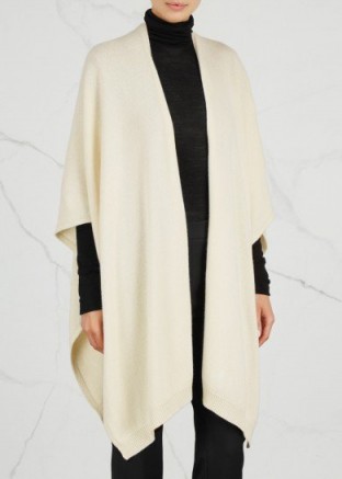 THE ROW Hern ivory cashmere cape ~ ivory capes