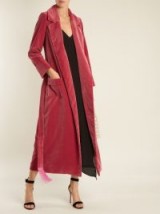 RACIL High Windsor velvet robe ~ long pink robes
