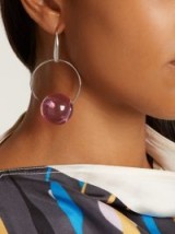 MARNI Hoop and sphere drop earrings ~ statement jewellery ~ contemporary style