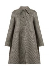 ROCHAS Hound’s-tooth checked wool-blend coat ~ chic houndstooth coats