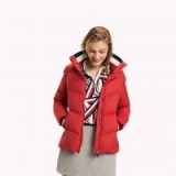 TOMMY HILFIGER Iconic Down Jacket | red padded winter jackets