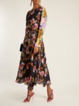 PREEN BY THORNTON BREGAZZI Imogen floral-print hammered-silk dress