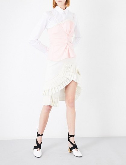JACQUEMUS La Jupe Seville woven skirt | asymmetric skirts - flipped