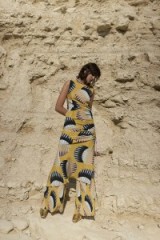 Solice London Jaris Dress Yellow Print