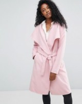 JDY Long Trench Coat | pink lightweight coats | autumn/winter outerwear