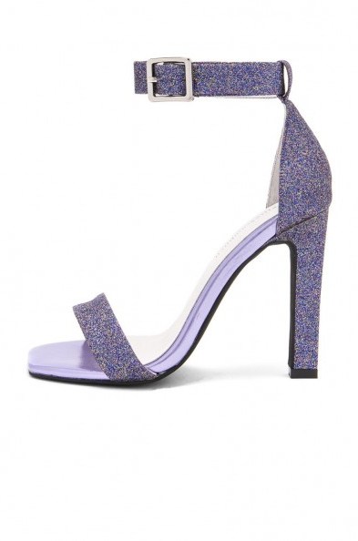 Jeffrey Campbell OBUS Multi Glitter heels – barely there evening shoes - flipped