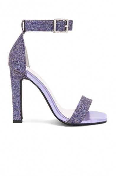 Jeffrey Campbell OBUS Multi Glitter heels – barely there evening shoes