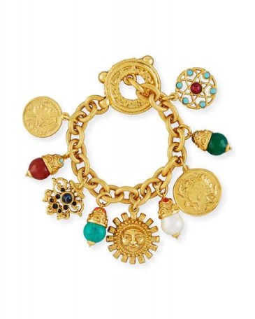 Jose & Maria Barrera Sun Coin charm bracelet ~ statement bracelets ~ charms