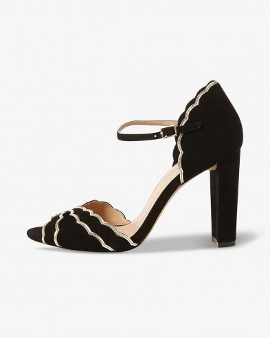 PHASE EIGHT KATY SUEDE HEELED SANDALS - flipped
