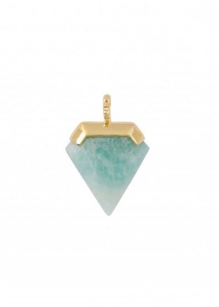 MISSOMA 18kt gold vermeil shield charm ~ stylish pendants - flipped