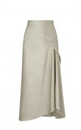 Roland Mouret LATHBURY SKIRT – draped asymmetric midi skirts