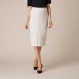 L.K. BENNETT LAUREL CREAM TWEED SKIRT / smart pencil skirts