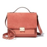 Loeffler Randall MINIMAL RIDER – pink leather handbags