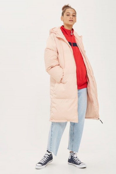 Fila Longline Puffer Jacket | pink puffa jackets/coats p