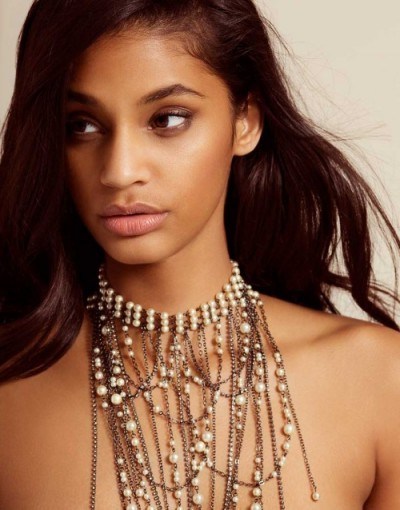 Agent Provocateur Lulu Neck Piece Gunmetal And Pearl ~ statement necklaces - flipped