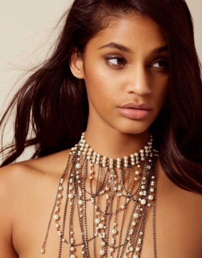 Agent Provocateur Lulu Neck Piece Gunmetal And Pearl ~ statement necklaces