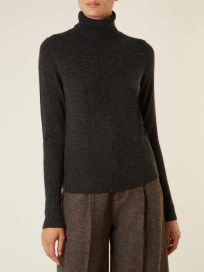 NILI LOTAN Margot roll-neck cashmere-knit sweater - flipped
