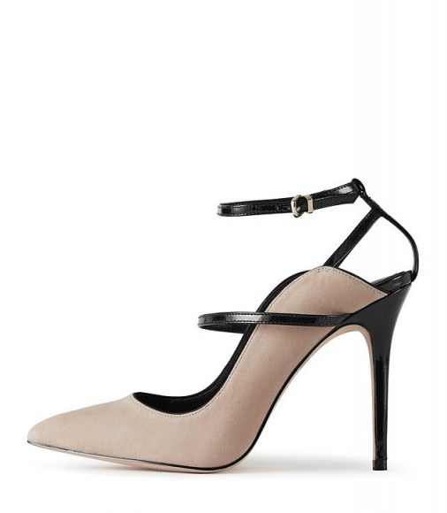 REISS MARPESSA ANKLE-STRAP SHOES BLUSH - flipped