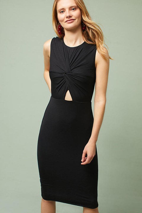 Bailey 44 Melda Knotted Cutout Dress / lbd - flipped