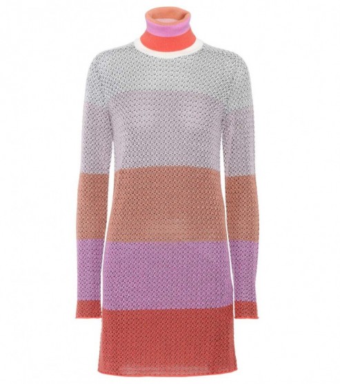 MISSONI Knitted wool-blend minidress ~ stylish knitwear
