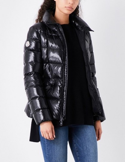 MONCLER Danae high-gloss quilted shell jacket ~ stylish padded jackets - flipped