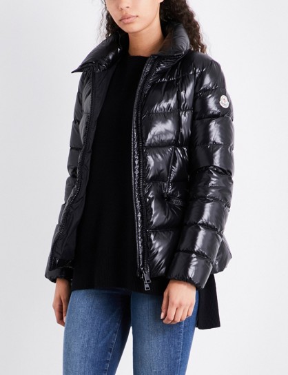 MONCLER Danae high-gloss quilted shell jacket ~ stylish padded jackets