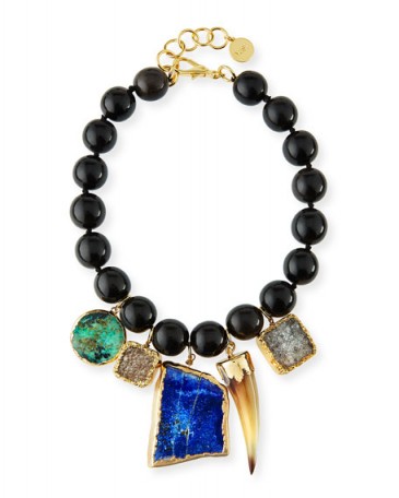 NEST Jewelry Beaded Multi-Pendant Necklace ~ statement necklaces
