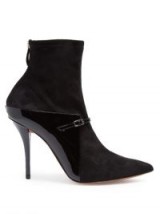 GIVENCHY New Feminine suede and leather ankle boots