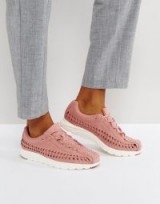 Nike Mayfly Woven Trainers In Pink