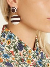 REBECCA DE RAVENEL Pepper drop earrings ~ silk cord statement jewellery