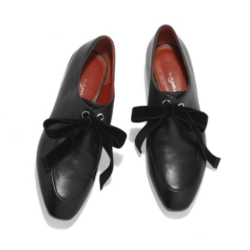 3.1 Phillip Lim SQUARE-TOE LACE-UP LOAFER - flipped
