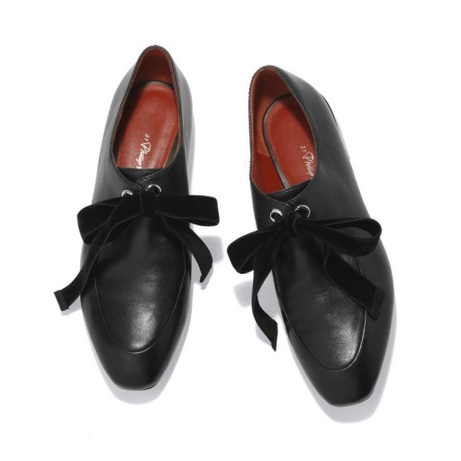 3.1 Phillip Lim SQUARE-TOE LACE-UP LOAFER