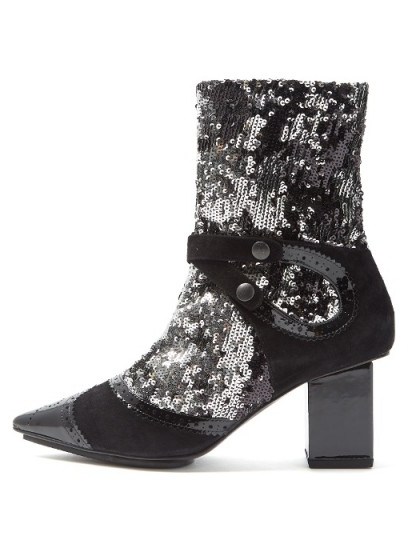 RUE ST. Poland Street embellished ankle boots - flipped