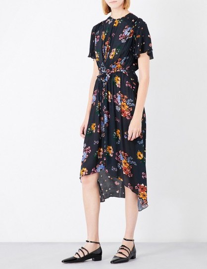 PREEN LINE Feben floral crepe dress ~ flower print dresses - flipped