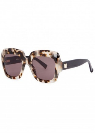 MAX MARA Prism VI tortoiseshell oversized sunglasses ~ chic eyewear