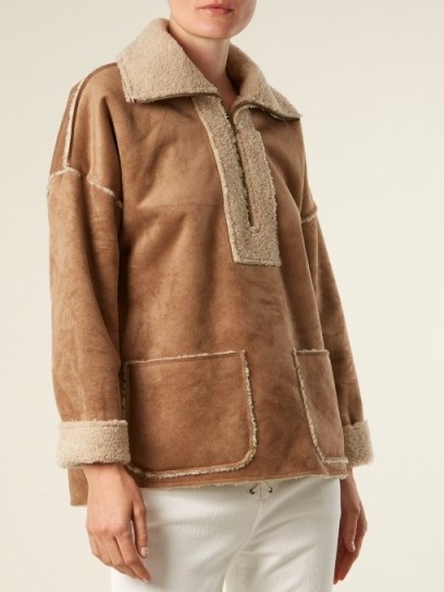 VELVET BY GRAHAM & SPENCER Rika faux fur-trimmed faux-suede jacket | winter jackets - flipped