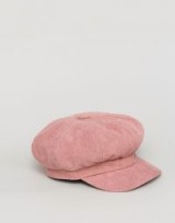 Sacred Hawk Baby Pink Baker Boy Hat ~ peaked hats