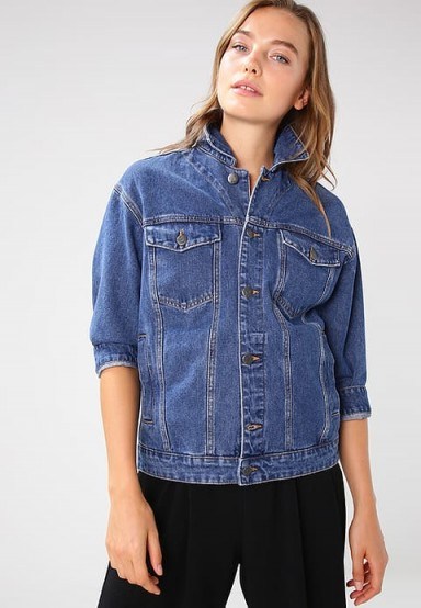 Selected Femme SFLINDA Denim jacket | casual blue jackets - flipped