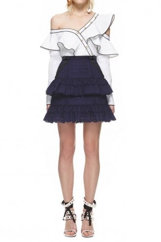 $229.00 Self Portrait Hazel Mini Skirt - flipped