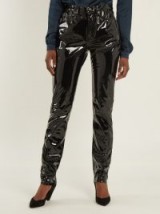 SAINT LAURENT Sim-leg vinyl trousers