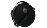 Beara Beara MOON Limited Edition Circular Handbag ~ round black leather top handle bags #3