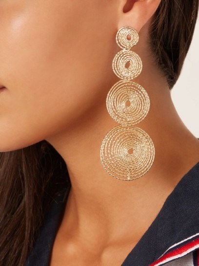 ROSANTICA BY MICHELA PANERO Soffio spiral-drop earrings ~ statement jewellery - flipped