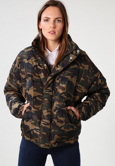 Sparkz LUANNE Down jacket army | padded camo print winter jackets - flipped