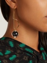 MARNI Sphere-drop earrings ~ stylish contemporary jewellery