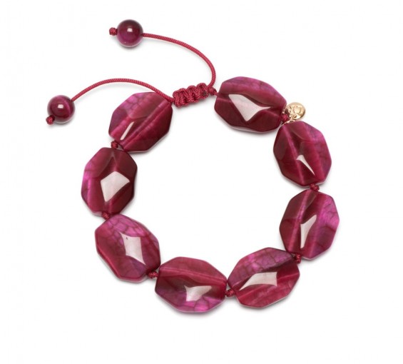 LOLA ROSE Tasha Bracelet | chunky pink stone bracelets