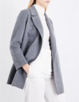 THEORY Clairene open-front wool and cashmere-blend jacket