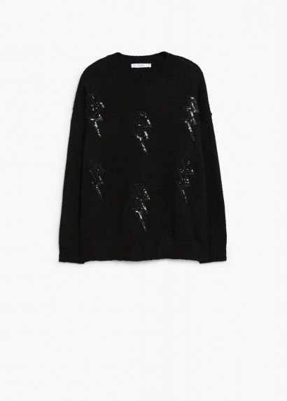 MANGO Thunder embroidered sweater - flipped